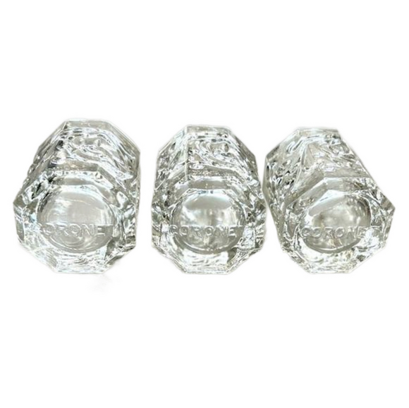 VINTAGE Coronet 💵 Set 3 Pressed Glass Toothpick Holders Grapes Leaves 8-… - Picture 3 of 6